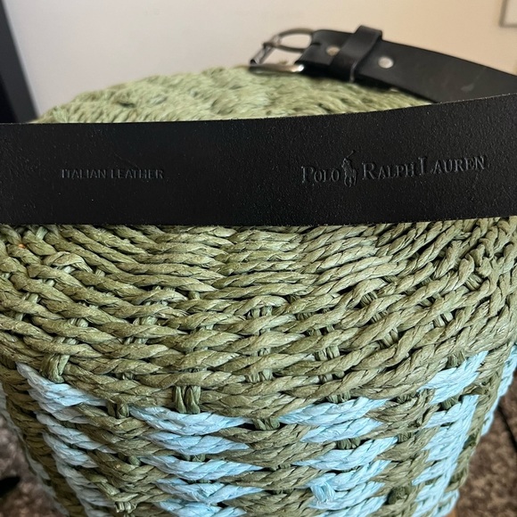 Polo Ralph Lauren Black Real Leather Belt size 40/100 - Picture 3 of 9